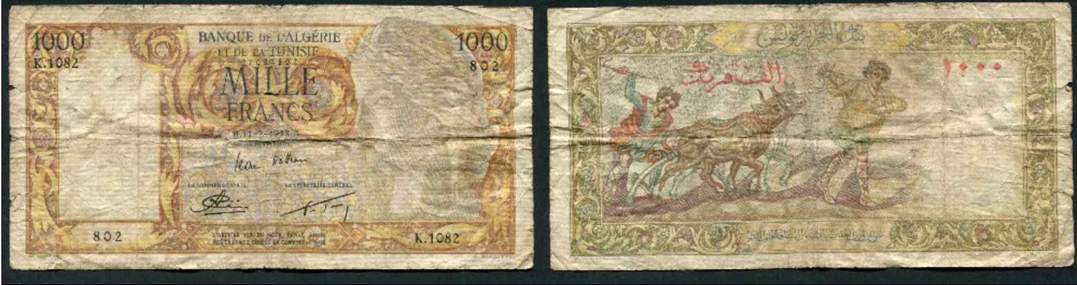 Billet de 1 000 francs