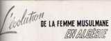 Évolution de la femme musulmane