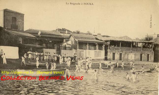 Plage, la baignade ...des zouaves