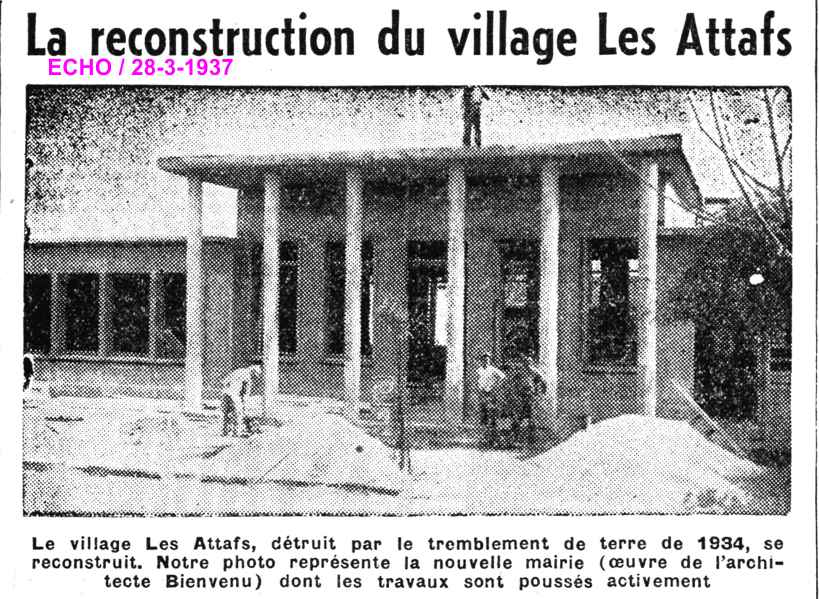 Reconstruction du village, la mairie
